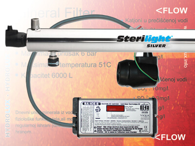 uv lampe za vodu, sterilizacija vode, dezinfekcija vode